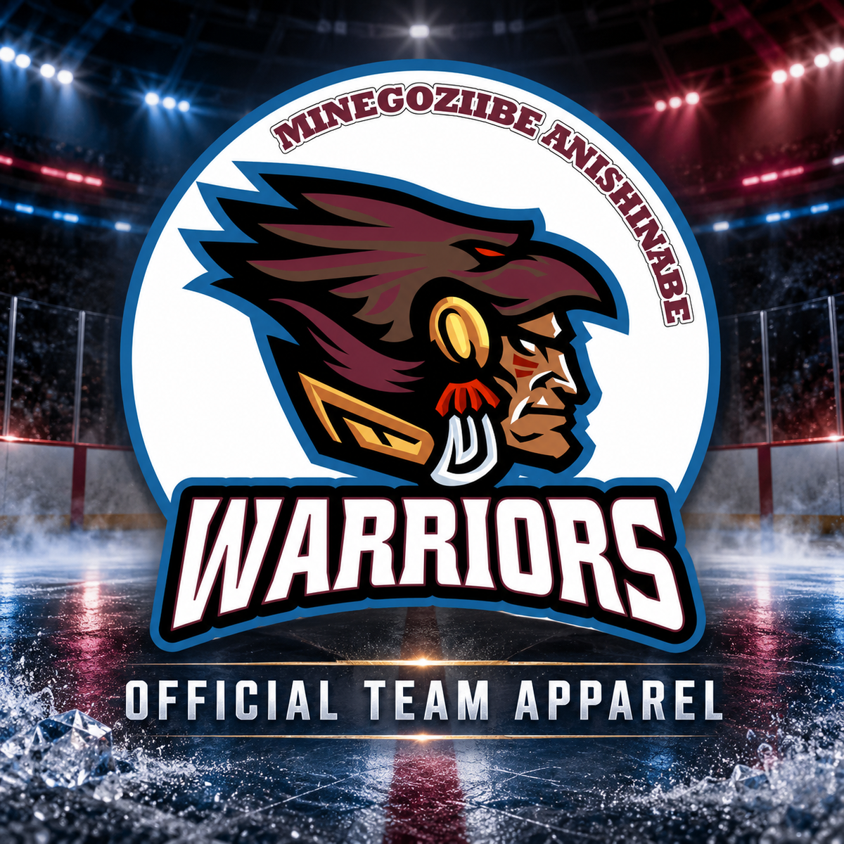 Minegoziibe Anishinabe Warriors Official Team Apparel