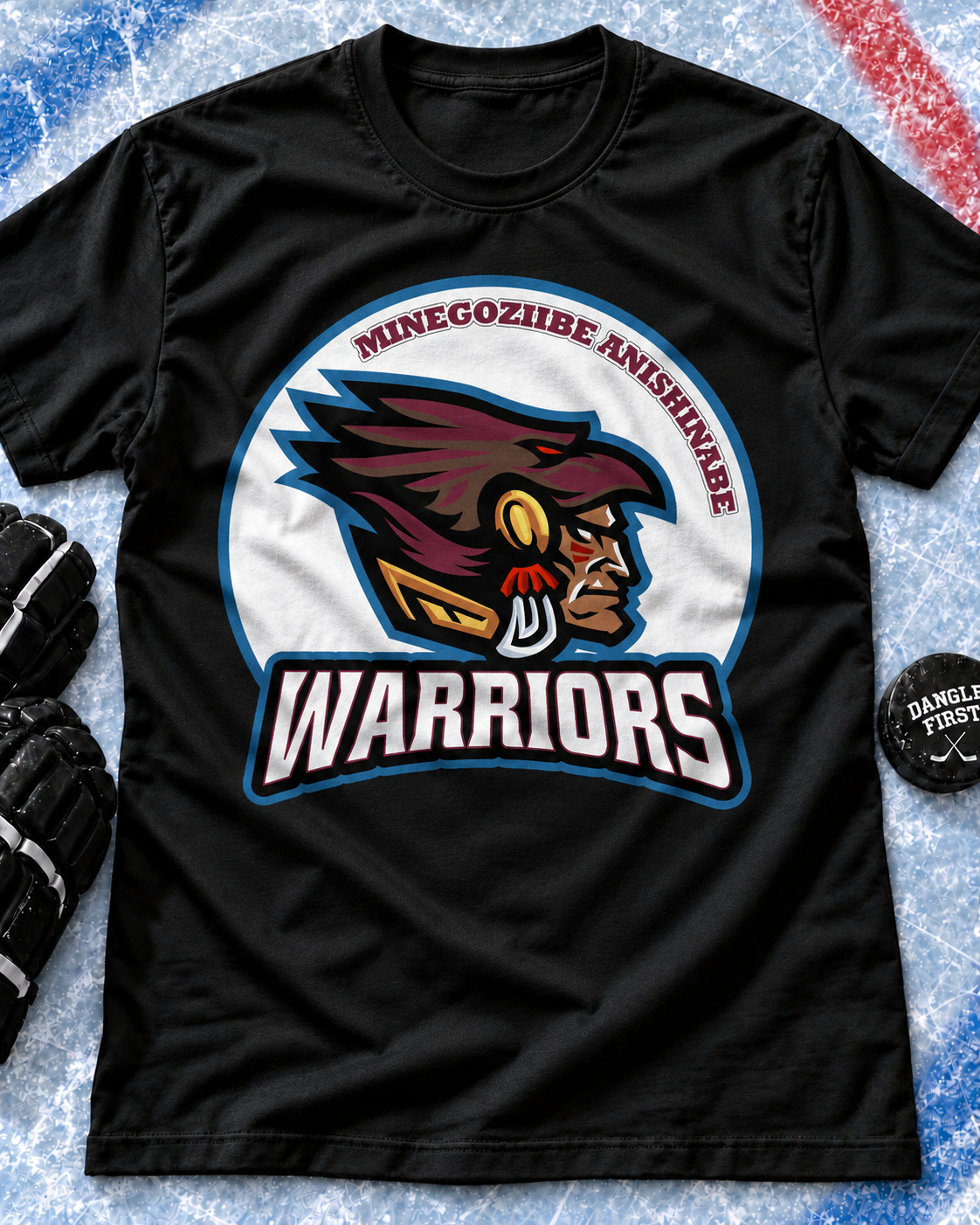 Minegoziibe Anishinabe Warriors T-Shirt
